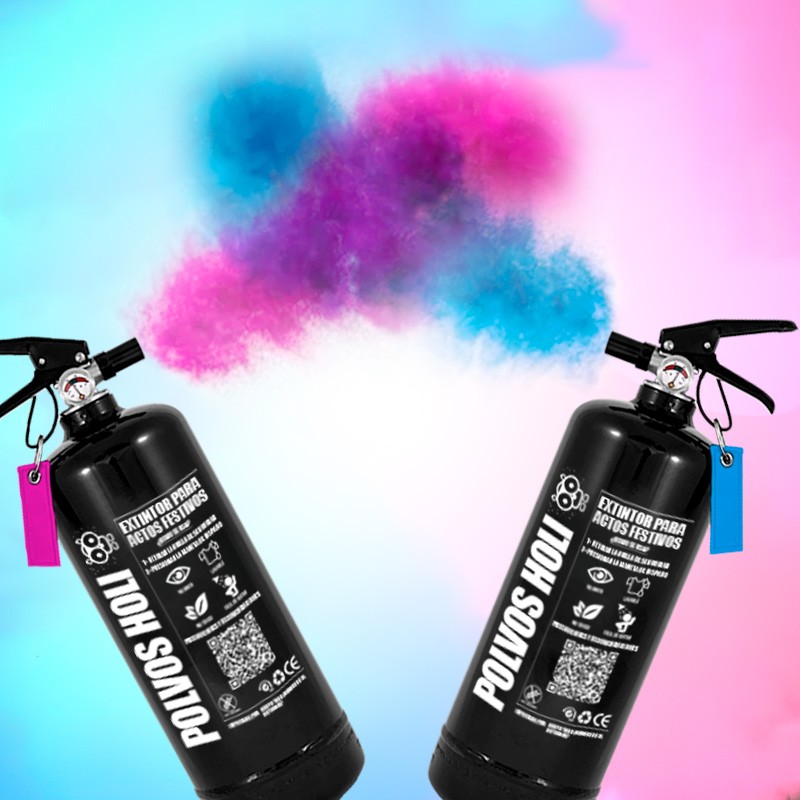 Extintores de Humo de Colores para Gender Reveal