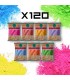 Pack 120 Sobres de Polvos Holi 100 gramos
